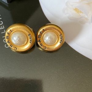Chanel Vintage Clip On Earrings